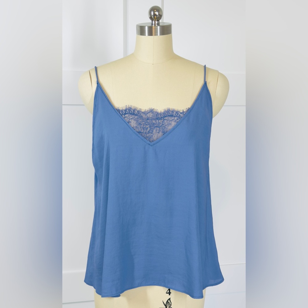 Free People Deep V Lace Bandeau Cami